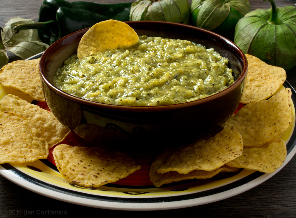 Poblano salsa verde