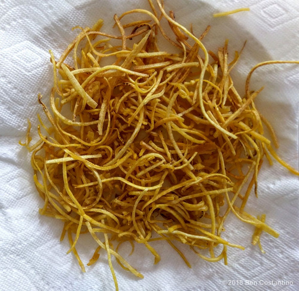 Fried green plantains