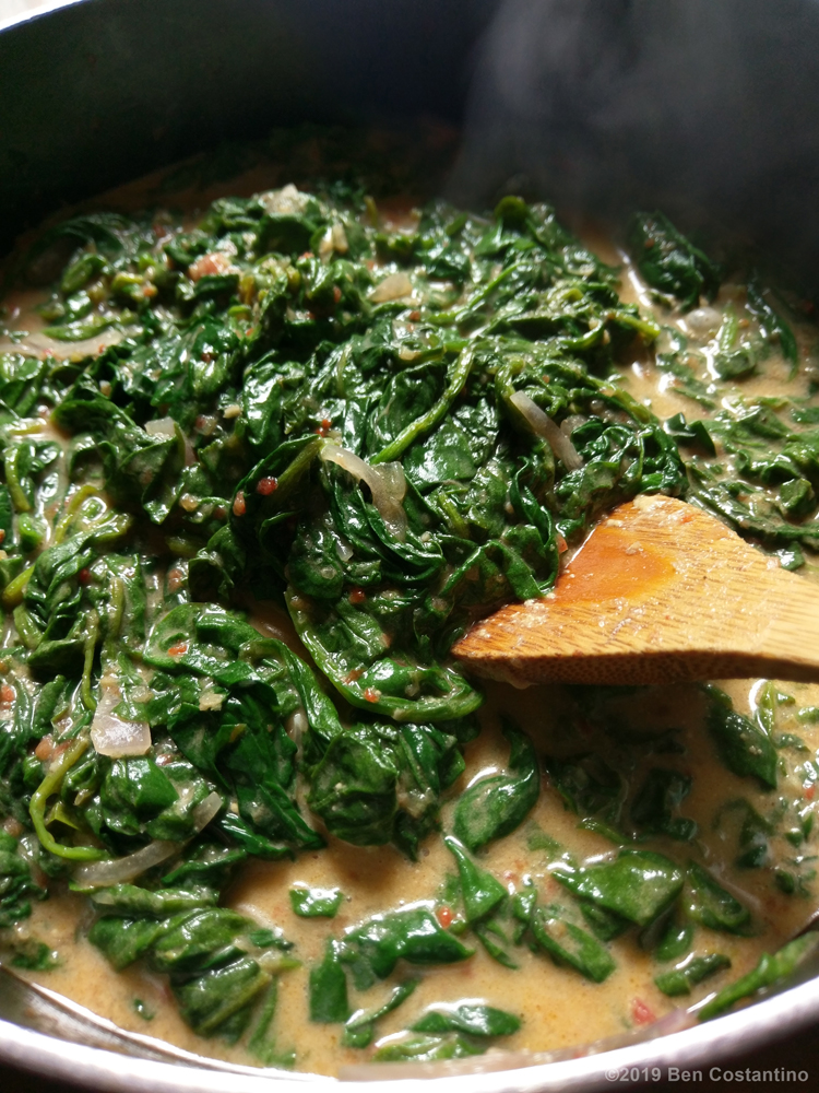 jollof creamed spinach 