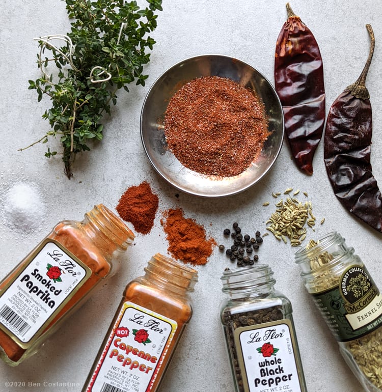 Andouille seasonings