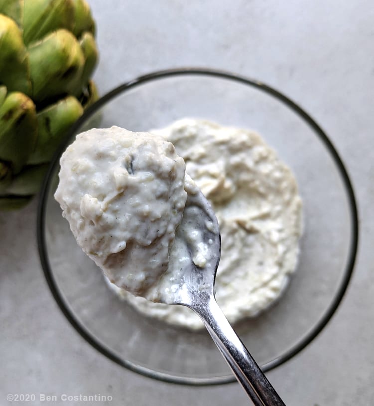 artichoke aioli completed