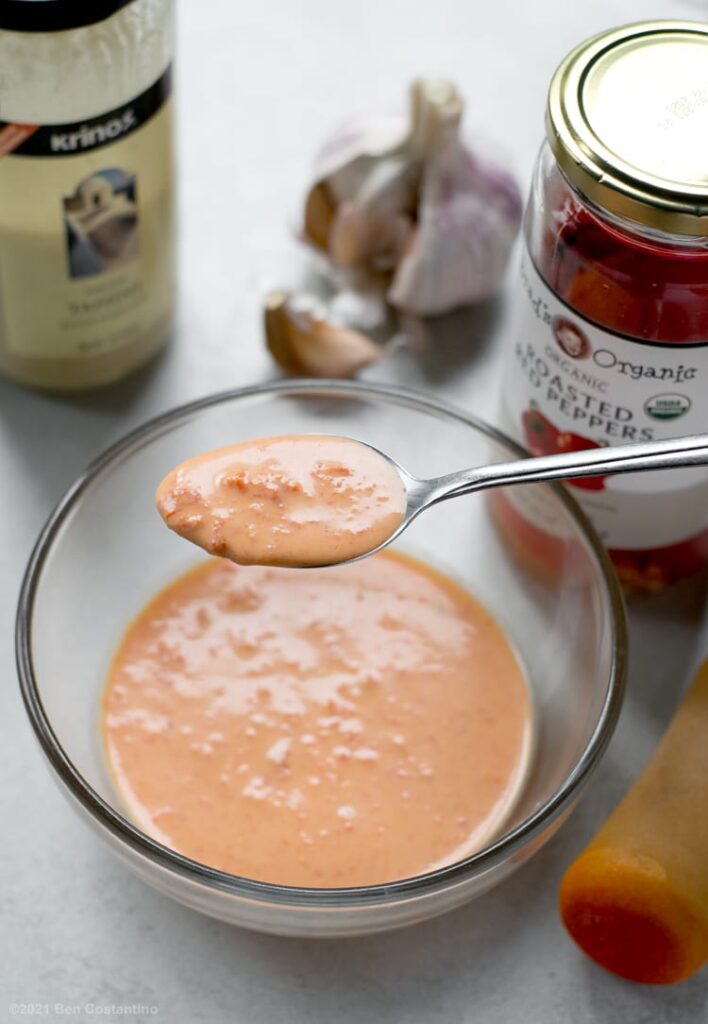 red pepper tahini dressing