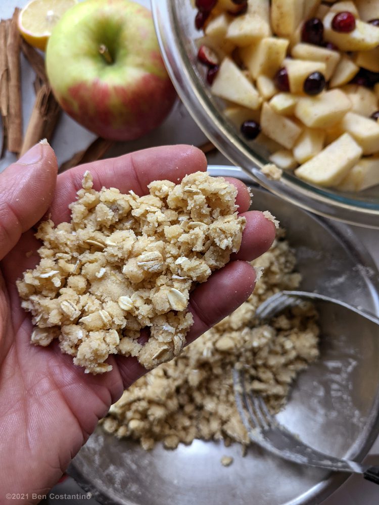 cranberry apple crisp crumble