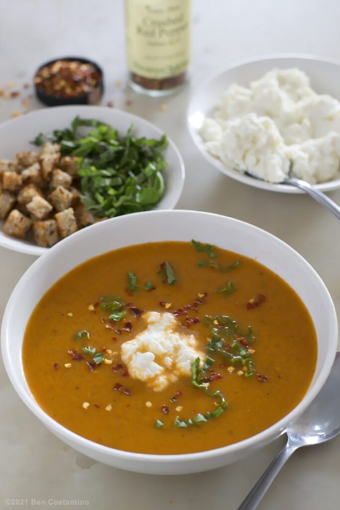 Sicilian-tomato-eggplant-soup