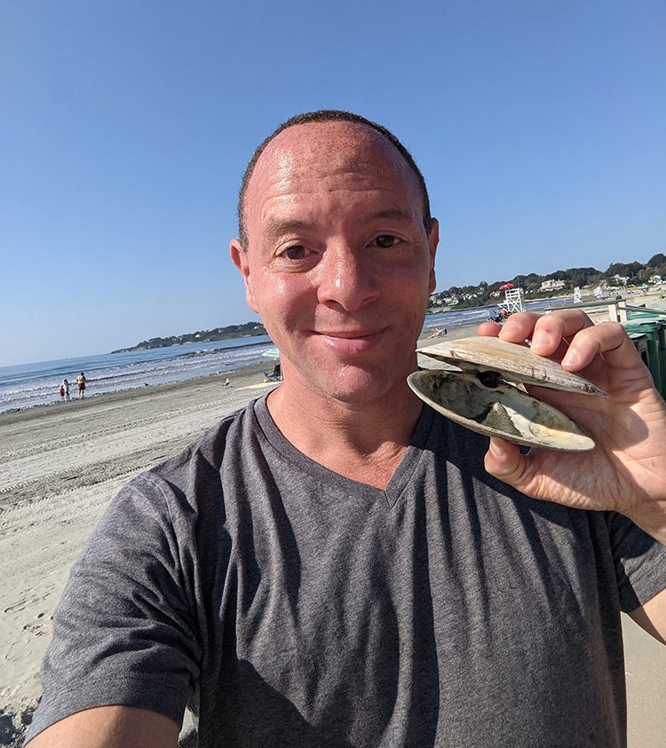 me on the beach in Newport, Rhode Island